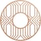 Ekena Millwork Empire Wood Fretwork Pierced Ceiling Medallion, Cherry, 40"OD x 14 5/8"ID x 3/8"T CMWP40X40X0375EPCH - alternate 1
